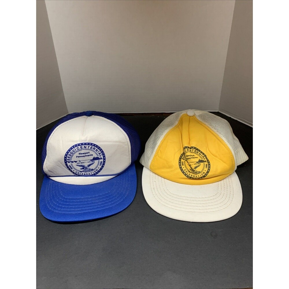 Lot Of 2 Newport Sesquicentennial Celebration Hats 1990